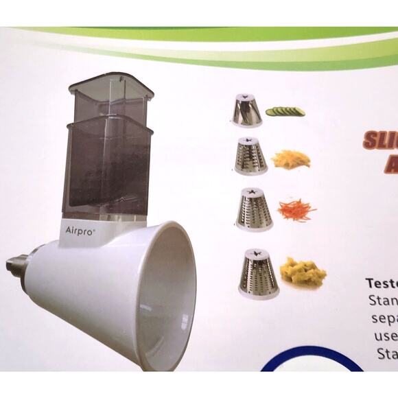 AIRPRO SLICER/SHREDDER ATTACHMENT-NP-K019-For Kitchenaid Household Stand Mixer - Picture 4 of 9